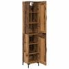 vidaXL Highboard &Pi;&alpha;&lambda;&iota;ό &Xi;ύ&lambda;&omicron; 34,5 x 34 x 180 &epsilon;&kappa;. &Epsilon;&pi;&epsilon;&xi;&epsilon;&rho;&gamma;&alpha;&sigma;&mu;έ&nu;&omicron; &xi;ύ&lambda;&omicron;