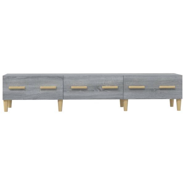 vidaXL Έπιπλο Τηλεόρασης Γκρι Sonoma 150x34,5x30εκ. Επεξεργασμένο Ξύλο