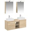 vidaXL &Sigma;&epsilon;&tau; &Epsilon;&pi;ί&pi;&lambda;&omega;&nu; &Mu;&pi;ά&nu;&iota;&omicron;&upsilon; 5 pcs Sonoma &Delta;&rho;&upsilon;&sigmaf;