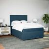 vidaXL &Kappa;&rho;&epsilon;&beta;ά&tau;&iota; Boxspring &mu;&epsilon; &Sigma;&tau;&rho;ώ&mu;&alpha; &Mu;&pi;&lambda;&epsilon; 140x190 &epsilon;&kappa;. &Beta;&epsilon;&lambda;&omicron;ύ&delta;&iota;&nu;&omicron;