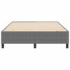 vidaXL Κρεβάτι με ελατήρια Ανοιχτό γκρι 140 x 190 cm Βελούδο