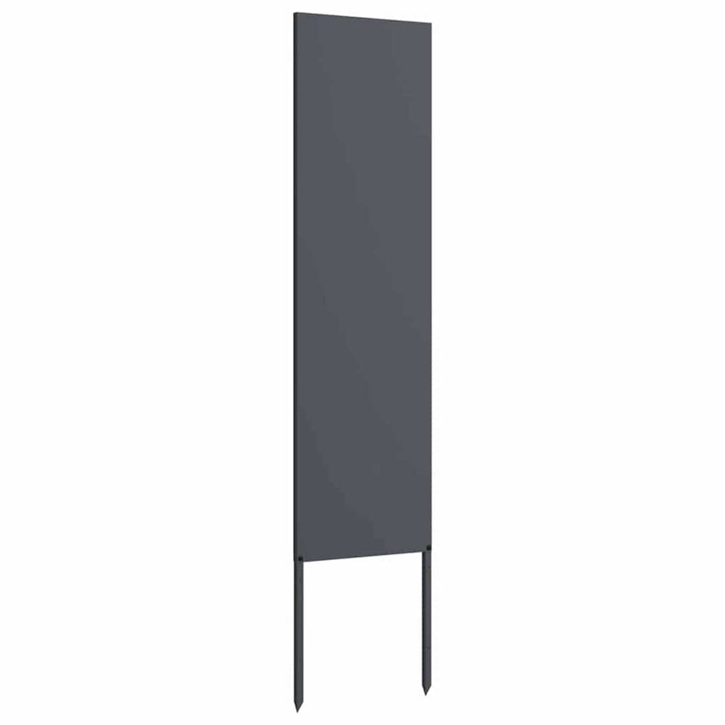 vidaXL Διακοσμητική Πλάκα Κήπου Άλλο Ανθρακί 32 x 140 εκ
