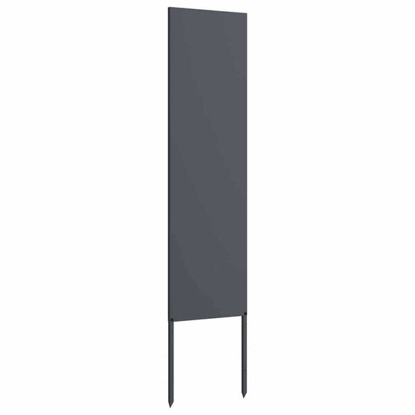 vidaXL Διακοσμητική Πλάκα Κήπου Άλλο Ανθρακί 32 x 140 εκ