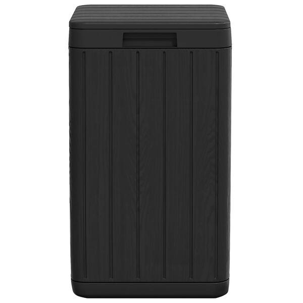 vidaXL Κάδος Απορριμμάτων Εξ. Χώρου Ανθρακί 38x38x65 εκ. Πολυπρ/λένιο
