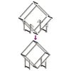vidaXL Ράφι για καυσόξυλα 50x25x50 εκ. Ατσάλι ψυχρής έλασης
