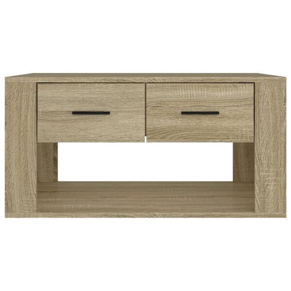 vidaXL Τραπεζάκι Σαλονιού Sonoma Δρυς 80x50x40 εκ. Επεξεργασμένο Ξύλο