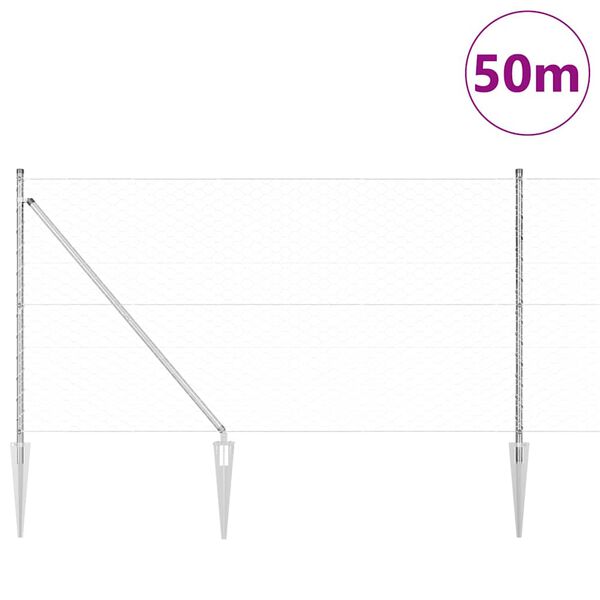 vidaXL &Sigma;&tau;ύ&lambda;&omicron;&sigmaf; &Pi;&epsilon;&rho;&iota;&phi;&rho;ά&xi;&epsilon;&omega;&nu; &Alpha;&sigma;&eta;&mu;ί 50 x 1 &mu; (50 &chi;&lambda;&sigma;&tau; &pi;&lambda;έ&gamma;&mu;&alpha;) &Alpha;&tau;&sigma;ά&lambda;&iota;