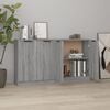 vidaXL Ντουλάπι 2 τεμ. Γκρι Sonoma 60x30x70 εκ. από Επεξεργασμένο Ξύλο
