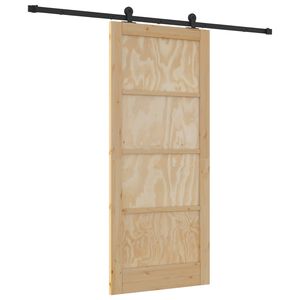 vidaXL &Sigma;&upsilon;&rho;ό&mu;&epsilon;&nu;&eta; &Pi;ό&rho;&tau;&alpha; ORKDAL 86 x 198,5 cm &Mu;&alpha;&sigma;ί&phi; &Xi;ύ&lambda;&omicron; &Pi;&epsilon;ύ&kappa;&omicron;&upsilon; &Phi;&upsilon;&sigma;&iota;&kappa;ό