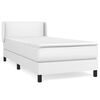 vidaXL &Kappa;&rho;&epsilon;&beta;ά&tau;&iota; Boxspring &mu;&epsilon; &Sigma;&tau;&rho;ώ&mu;&alpha; &Lambda;&epsilon;&upsilon;&kappa;ό 90x200&epsilon;&kappa;. &alpha;&pi;ό &Sigma;&upsilon;&nu;&theta;&epsilon;&tau;&iota;&kappa;ό &Delta;έ&rho;&mu;&alpha;