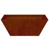 vidaXL &Gamma;&lambda;ά&sigma;&tau;&rho;&alpha; &Kappa;ή&pi;&omicron;&upsilon; 5 pcs &Sigma;&kappa; rusty 40 x 40 x 15 cm