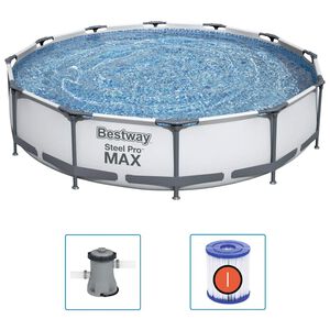 Bestway &Sigma;&epsilon;&tau; &Pi;&iota;&sigma;ί&nu;&alpha;&sigmaf; Steel Pro MAX 366 x 76 &epsilon;&kappa;.