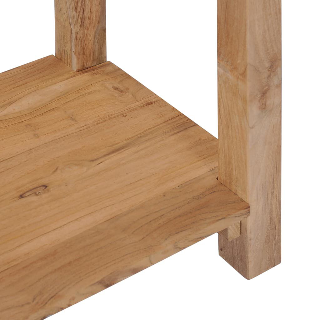 vidaXL Τραπέζι Κονσόλα 120 x 35 x 75 εκ. από Μασίφ Ξύλο Teak