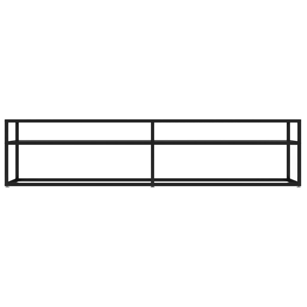 vidaXL Έπιπλο Τηλεόρασης Μαύρο 180 x 40 x 40,5 εκ. από Γυαλί Ασφαλ.