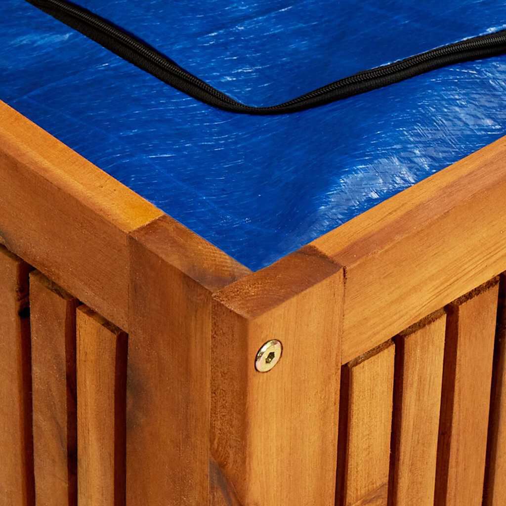 vidaXL Μπαούλο Αποθήκευσης Κήπου 150x50x58 εκ. από Μασίφ Ξύλο Ακακίας