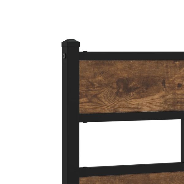 vidaXL Κεφαλάρι Καπνιστή Δρυς 75 εκ. Σιδερένιο/Επεξεργασμένο Ξύλο