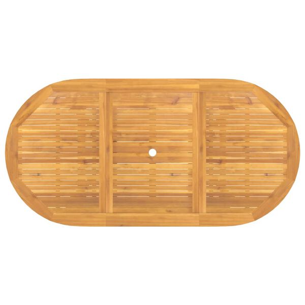 vidaXL Τραπέζι Κήπου Επεκτεινόμενο 110-160x80x75 εκ. Μασίφ Ξύλο Teak