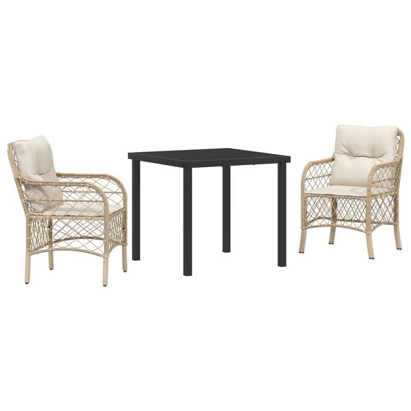 vidaXL &Sigma;έ&tau; &phi;&alpha;&gamma;&eta;&tau;&omicron;ύ &gamma;&iota;&alpha; &kappa;ή&pi;&omicron; &mu;&epsilon; &mu;&alpha;&xi;&iota;&lambda;ά&rho;&iota; 3 pcs &Mu;&pi;&epsilon;&zeta; &sigma;&upsilon;&nu;&theta;&epsilon;&tau;&iota;&kappa;ό &rho;&alpha;&tau;ά&nu;