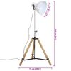 vidaXL Φωτιστικό Δαπέδου 25 W Λευκό 75x75x90-150 εκ. E27