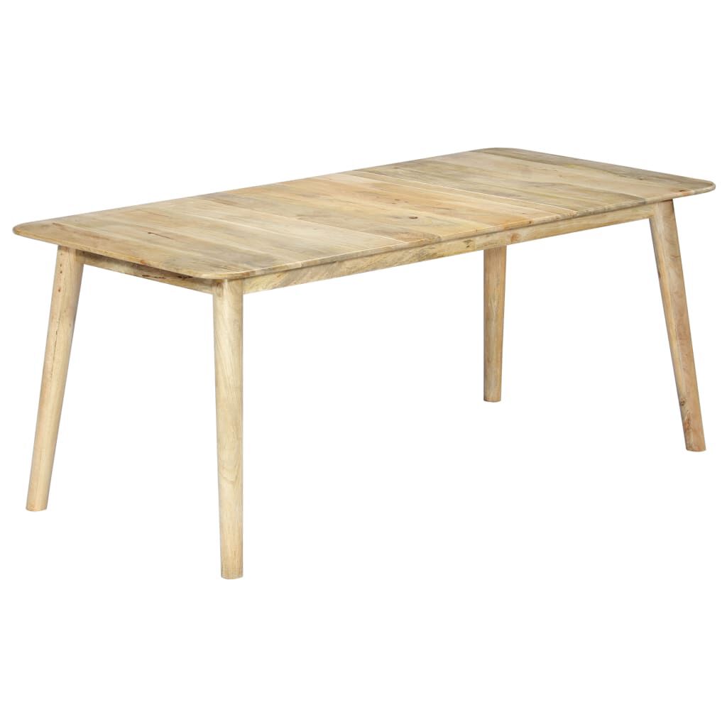 vidaXL Τραπεζαρία 180 x 90 x 76 εκ. από Μασίφ Ξύλο Μάνγκο