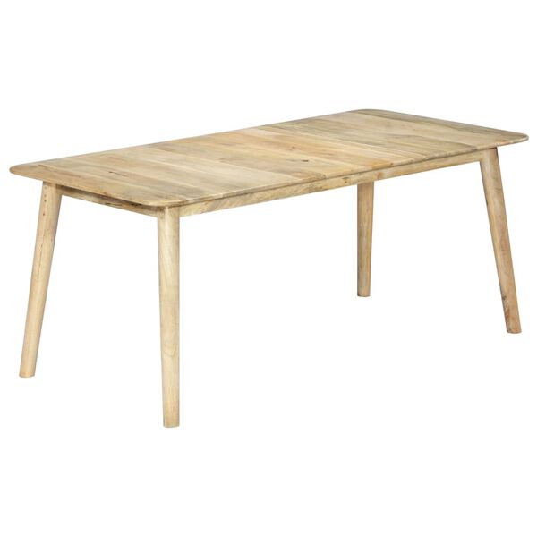 vidaXL Τραπεζαρία 180 x 90 x 76 εκ. από Μασίφ Ξύλο Μάνγκο