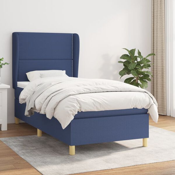 vidaXL &Kappa;&rho;&epsilon;&beta;ά&tau;&iota; Boxspring &mu;&epsilon; &Sigma;&tau;&rho;ώ&mu;&alpha; &Mu;&pi;&lambda;&epsilon; 80x200 &epsilon;&kappa;. &Upsilon;&phi;&alpha;&sigma;&mu;ά&tau;&iota;&nu;&omicron;