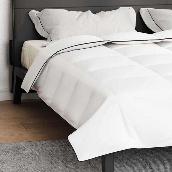 vidaXL Χειμερινό Παπλωματοθήκη Λευκό 260 x 220 εκ. Πούπουλο