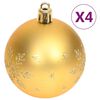 vidaXL Σετ Μπάλες Χριστουγεννιάτικες 70 τεμ. Χρυσές και Κόκκινες
