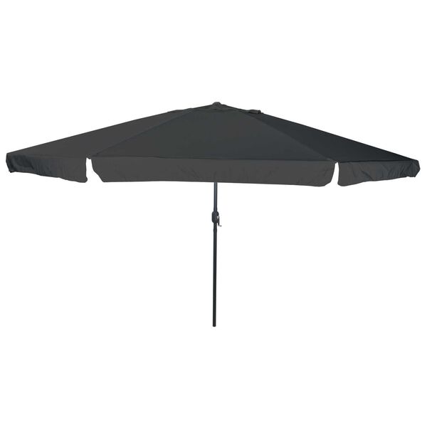 vidaXL Ομπρέλα Κήπου Ανθρακί και Μαύρο 395 x 395 x 245 εκ.