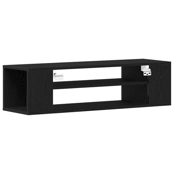vidaXL Ντουλάπι TV Μαύρο 100 x 30 x 26.5 εκ Επεξεργασμένο ξύλο