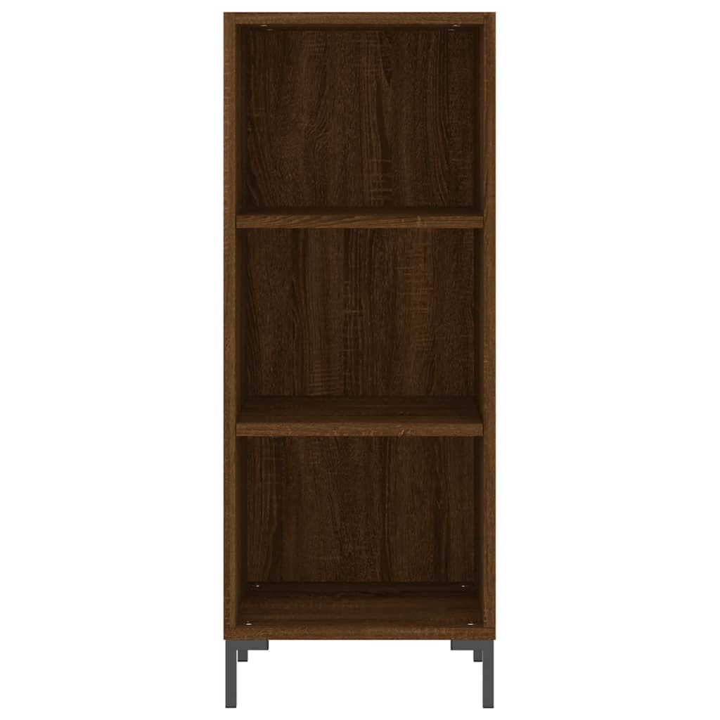 vidaXL Ντουλάπι Καφέ Δρυς 34,5x32,5x90 εκ. Επεξεργασμένο Ξύλο