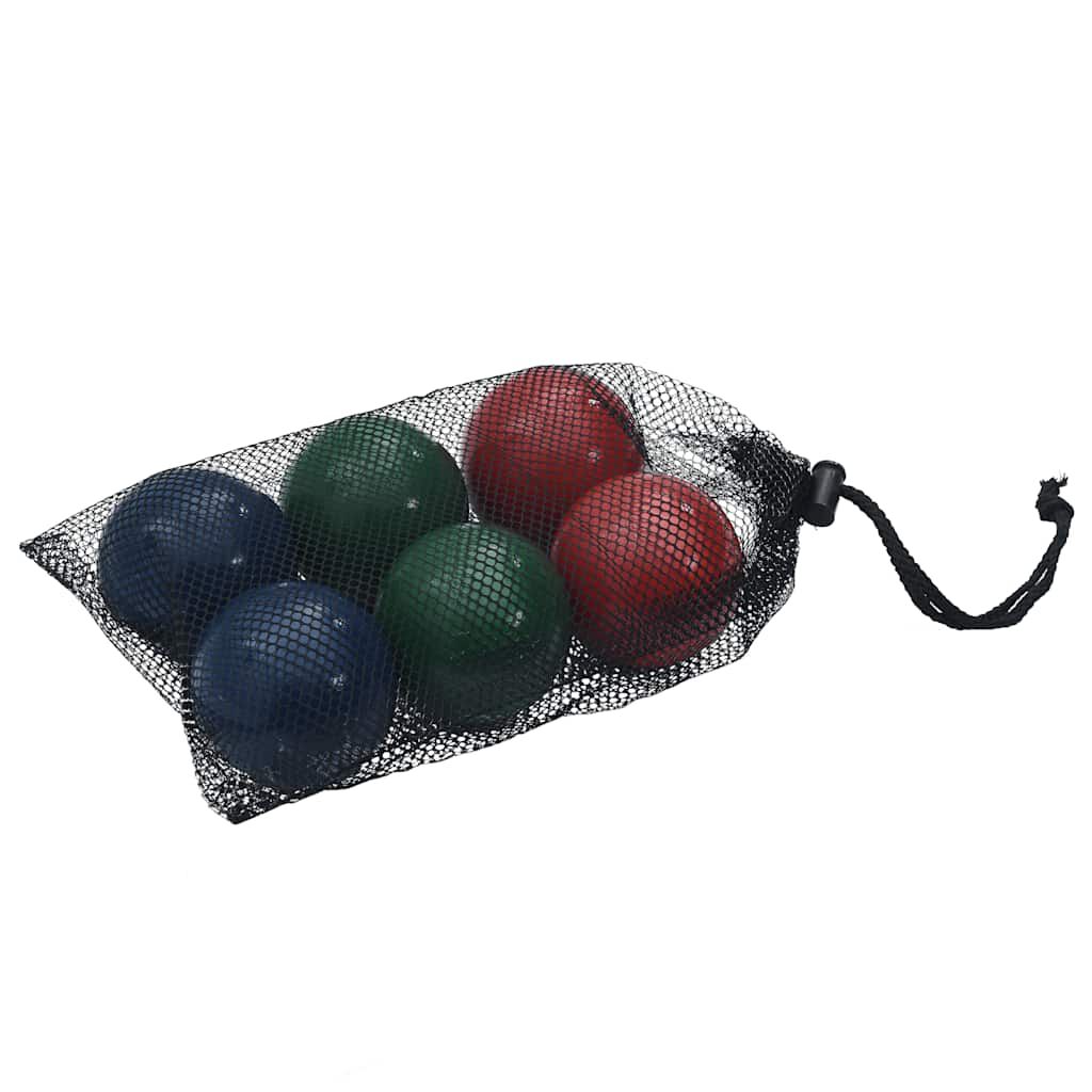 vidaXL Σετ Μπάλες Bocce 8 Τεμ. με Θήκη Μεταφοράς Μασίφ Ξύλο Πεύκου