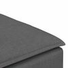 vidaXL Υποπόδιο Καναπέ Σκούρο Γκρι 100 x 100 x 48 εκ.