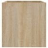 vidaXL Ζαρντινιέρα Sonoma Δρυς 40 x 40 x 40 εκ. από Επεξεργασμένο Ξύλο