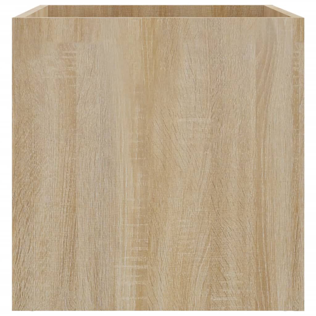 vidaXL Ζαρντινιέρα Sonoma Δρυς 40 x 40 x 40 εκ. από Επεξεργασμένο Ξύλο
