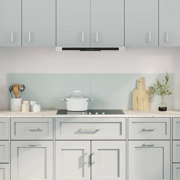 vidaXL Πίσω Πάνελ Κουζίνας 2 pcs Λευκό 90 x 40 cm σκληρυμένο γυαλί