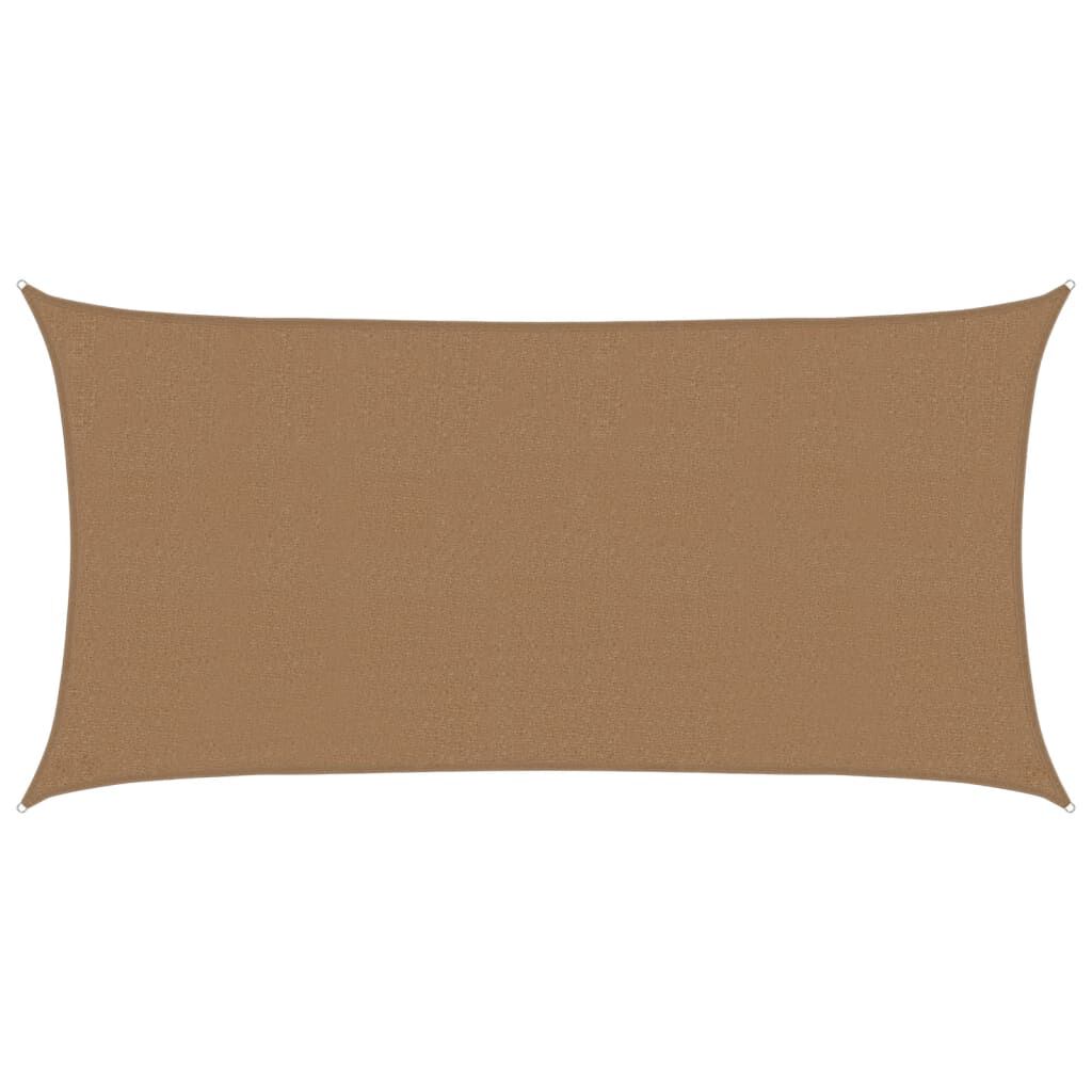 vidaXL Πανί Σκίασης Taupe 2 x 3,5 μ. από HDPE 160 γρ./μ²