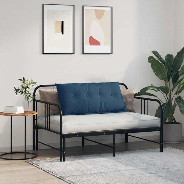 vidaXL Μαξιλάρι Πλάτης Μπλε 100 x 19 x 50 εκ ύφασμα