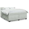 vidaXL &Kappa;&rho;&epsilon;&beta;ά&tau;&iota; Boxspring &mu;&epsilon; &Sigma;&tau;&rho;ώ&mu;&alpha; &Alpha;&nu;&omicron;&iota;&chi;&tau;ό &Gamma;&kappa;&rho;&iota; 180x200 &epsilon;&kappa;. &Beta;&epsilon;&lambda;&omicron;ύ&delta;&iota;&nu;&omicron;
