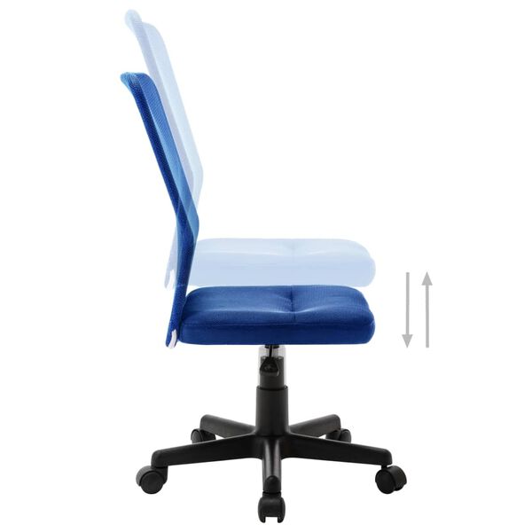 vidaXL Καρέκλα Γραφείου Μπλε 44 x 52 x 100 εκ. Διχτυωτό Ύφασμα