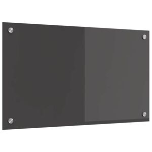 vidaXL Πίσω Πάνελ Κουζίνας Σκούρο γκρι 70 x 40 x 0,6 εκ.