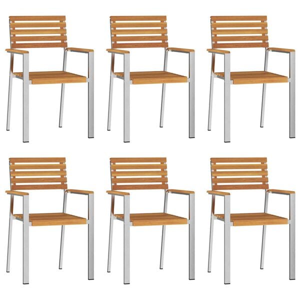 vidaXL Σέτ φαγητού για κήπο 7 pcs