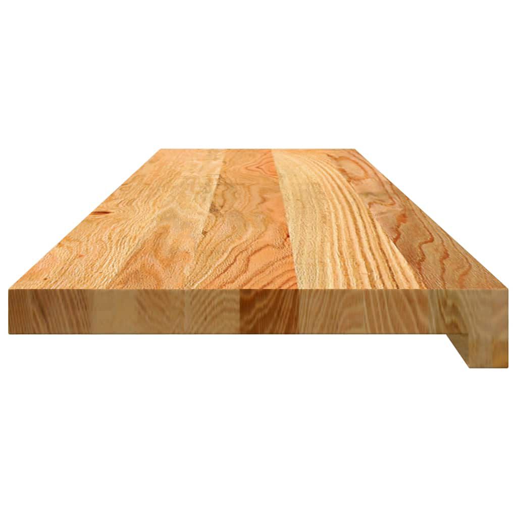 vidaXL Πατάκια Σκάλας 8 τεμ. Ανοιχτό Καφέ 100x25x2 cm Ξύλο Δρυός