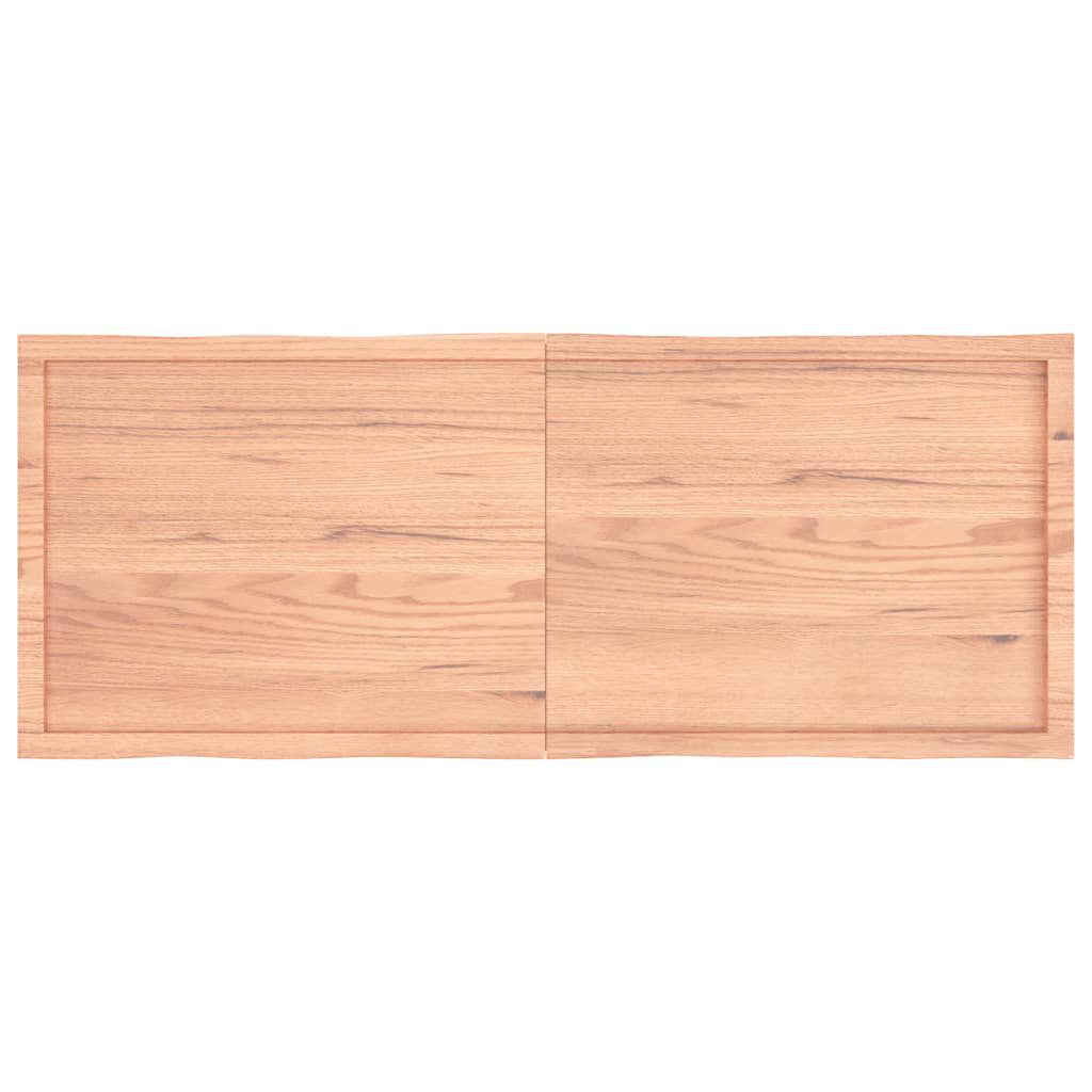 vidaXL Επιφ Τραπεζιού Αν Καφέ 160x60x(2-4)εκ.Ακατέργ. Μασίφ Ξύλο Δρυός