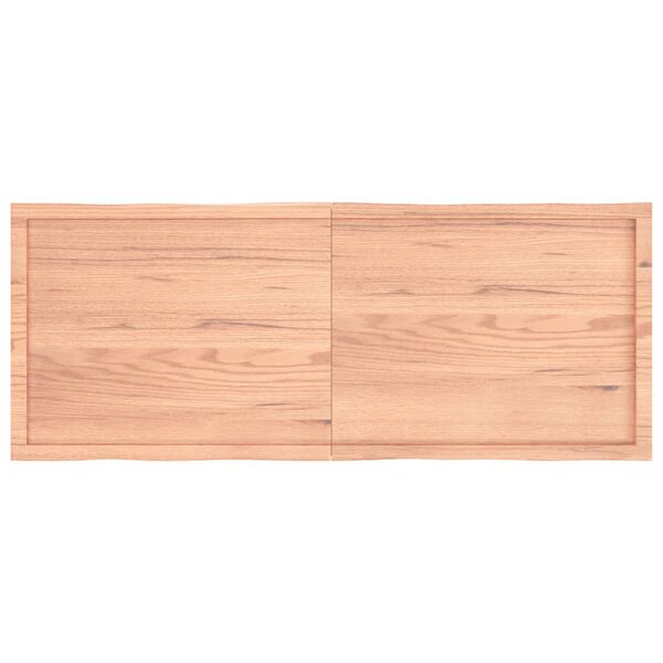 vidaXL Επιφ Τραπεζιού Αν Καφέ 160x60x(2-4)εκ.Ακατέργ. Μασίφ Ξύλο Δρυός