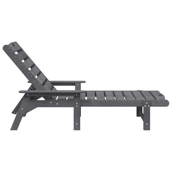 vidaXL Ξαπλώστρες 2 τμχ Ανοιχτό Γκρι 162x53x98.5 cm HDPE