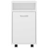 vidaXL Βοηθητικό Ντουλάπι με Τροχούς Λευκό 33x38x60 εκ. Επεξ. Ξύλο