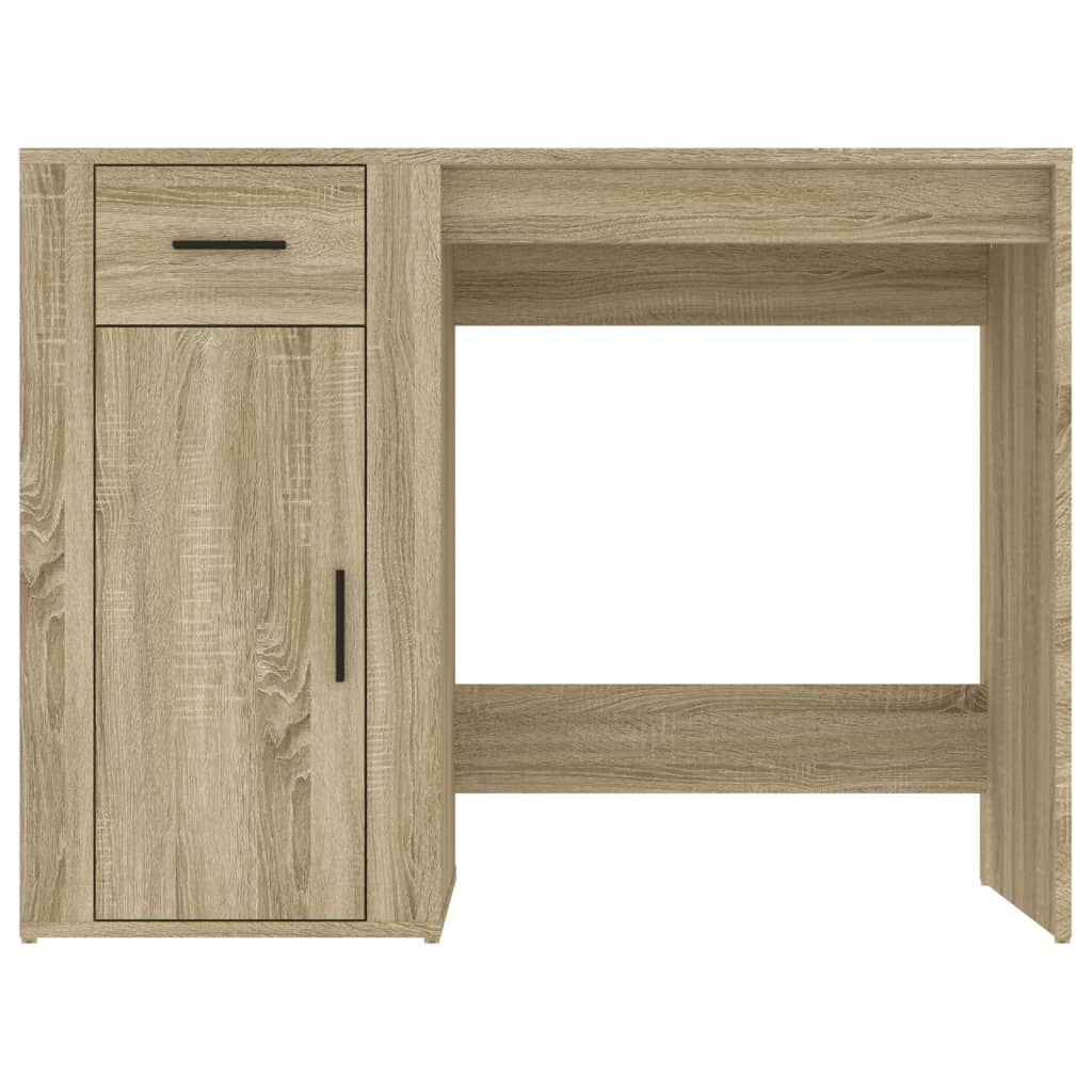 vidaXL Γραφείο Sonoma Δρυς 100x49x75 εκ. από Επεξεργασμένο Ξύλο