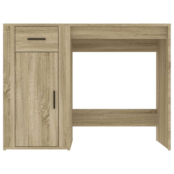 vidaXL Γραφείο Sonoma Δρυς 100x49x75 εκ. από Επεξεργασμένο Ξύλο
