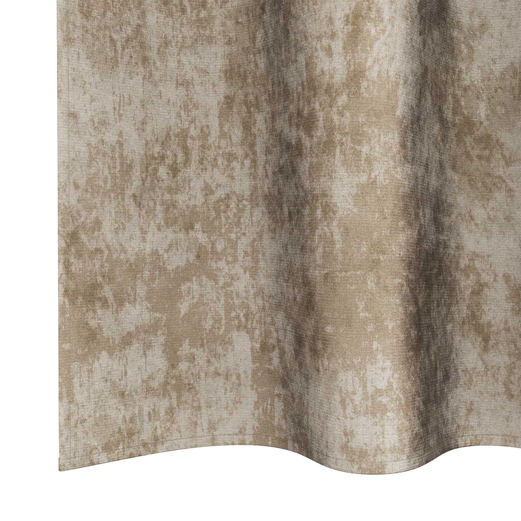 vidaXL Κουρτίνα με κουρτίνες 2 pcs Μπρονζέ 140 x 140 cm Βελούδο